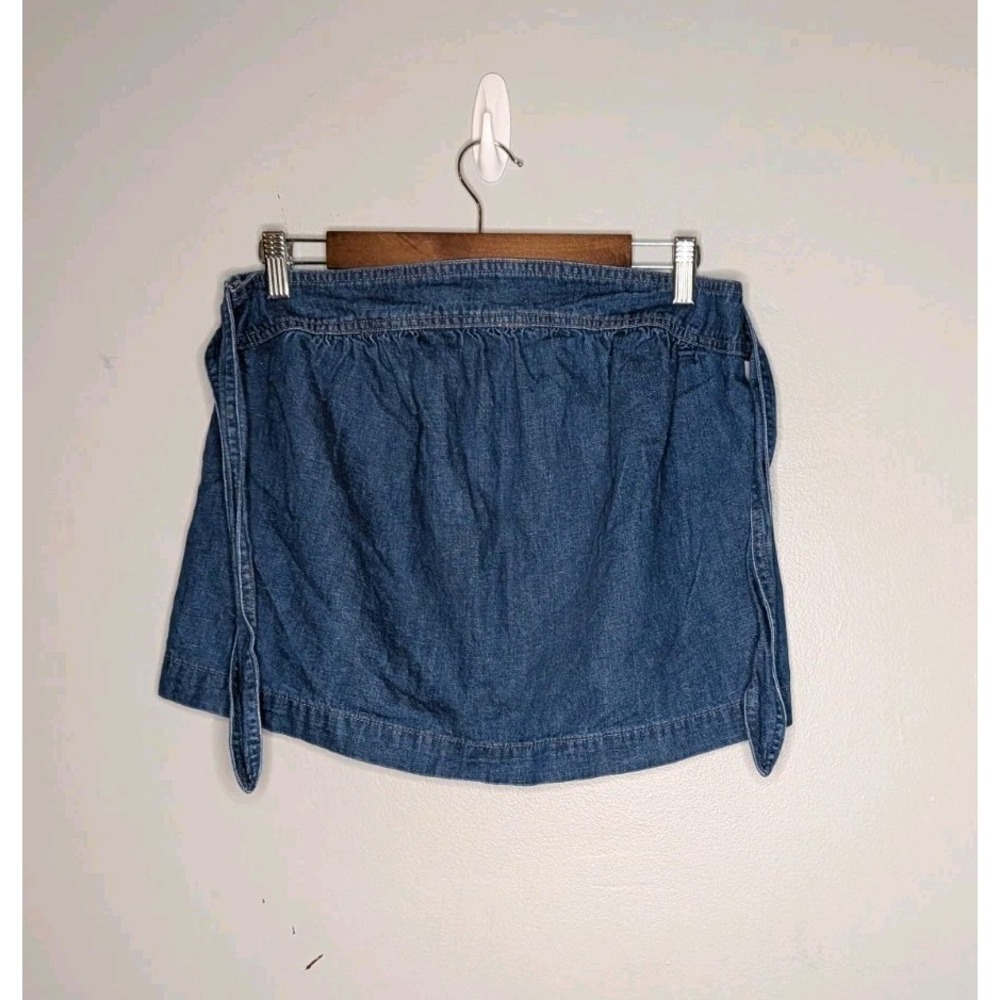 Madewell Denim Jean Micro‎ Mini Skirt Size XS Elastic Waist Cute Skirt - Picture 15 of 16